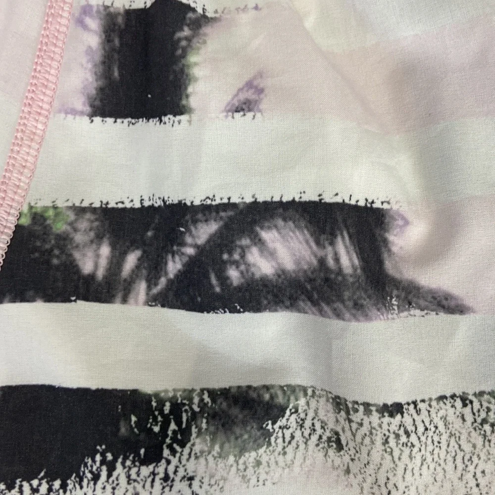 lululemon athletica White and Purple Athletic Shorts